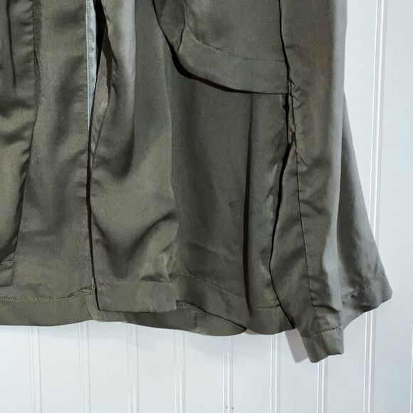 Haoduoyi Casual Open Front Jacket Women’s XXL Green Classic Long Sleeve  Snap - Picture 5 of 11